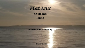 Fiat Lux, SATB and Piano