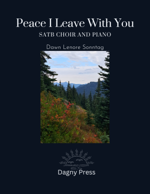 Peace I Leave With You, SATB Choir and Piano